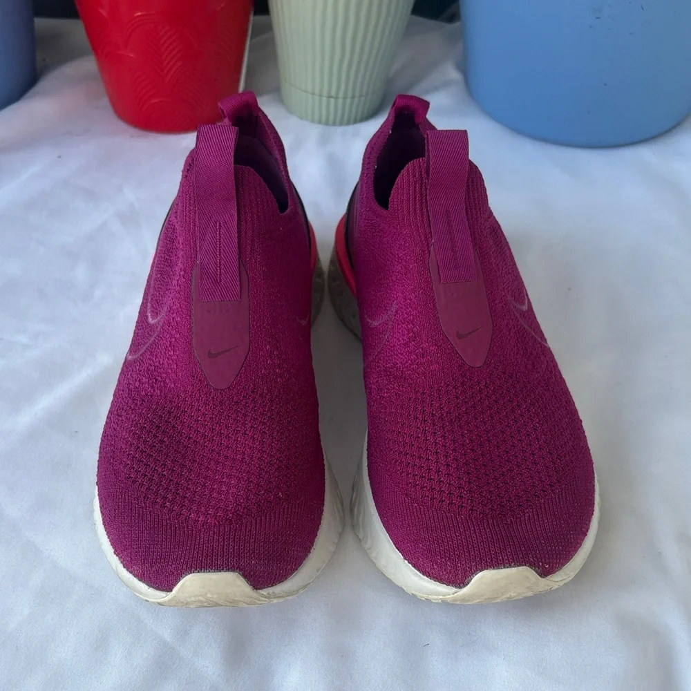 Nike Women’s Slip-On Sneakers - Magenta - Picture 3 of 9